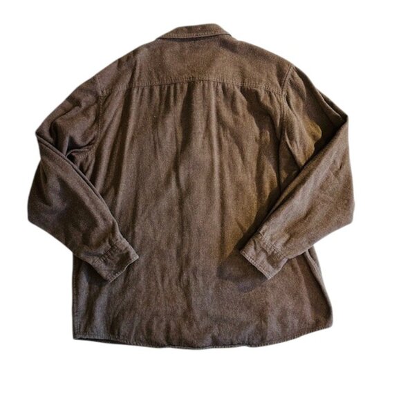 Red‎ Head Brand Co Button Up Long Sleeve Shirt Men's X-Large Brown - Picture 6 of 10